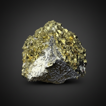Load image into Gallery viewer, 5.7” New Find: Huanzala Mine Peru Sphalerite + Chalcopyrite + Apatite + Calcite + Quartz | Collector Display Specimen
