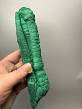 Load image into Gallery viewer, 8.1” High-Grade Malachite Stalactite “Cave” Formation | DR Congo | Mineral Collector Specimen
