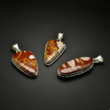 Load image into Gallery viewer, PENDANT | Australian Noreena Jasper | 925 Silver Plated
