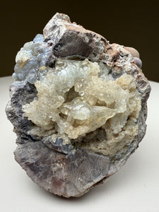 Hyalite Opal on Matrix • San Felipe Mine, Guanajuato, Mexico
