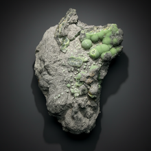 Load image into Gallery viewer, High-Grade Green Wavellite Collectors Specimen - Radiating Botryoidal Crystal Formation - Arkansas, USA
