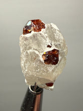 Load image into Gallery viewer, High-Grade Naturally Faceted Red Spessartine Garnet on Matrix — Skardu, Pakistan
