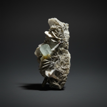 Load image into Gallery viewer, Premium Aquamarine with Mica on Matrix  Collector Mineral Specimen – Nagar Valley, Pakistan
