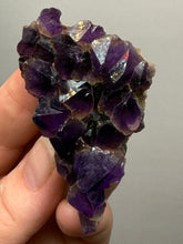 Load image into Gallery viewer, Premium Hematite-Phantom Deep Magenta Ametrine Cluster | Deccan Traps, India | Collector Mineral Specimen
