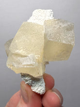 Load image into Gallery viewer, Rare Druzy Golden “Diamond” Calcite on Zeolite Matrix — Maharashtra, India | Collector Cabinet Specimen
