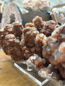 Red Daye Tower Calcite Cluster • Hubei Daye, China