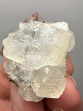 Load image into Gallery viewer, Lustrous Apophyllite over Red Heulandite (Zeolite Pocket) — Deccan Traps, Maharashtra, India
