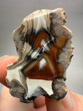 Load image into Gallery viewer, INCREDIBLE High-Grade Indonesian Sumatra Agate Pair – Vibrant Banded Chalcedony with Rich Color Zoning | Ethical Lapidary &amp; Collector Display Specimens
