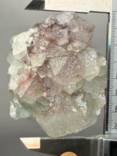 Load image into Gallery viewer, Druzy Green Apophyllite with Druzy Red &amp; Green Heulandite – Deccan Traps, Maharashtra, India
