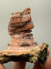 Load image into Gallery viewer, “Goblin Chalcedony” Pink &amp; Orange Druzy Botryoidal Stalactites — Tichka Massif, High Atlas, Morocco
