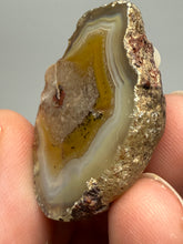 Load image into Gallery viewer, Polished Malawi Agate Half – High-Grade African Banded Agate Display Specimen
