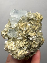 Load image into Gallery viewer, Premium Aquamarine with Mica on Matrix  Collector Mineral Specimen – Nagar Valley, Pakistan
