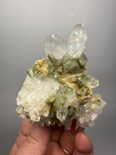 Load image into Gallery viewer, Chlorite-Included Quartz Cluster (Green Phantom Quartz) | Pakistan Mineral Specimen

