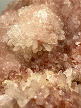 Load image into Gallery viewer, Druzy Red Stilbite Crystal Cluster on Stalactites from India | Collector Mineral Specimen
