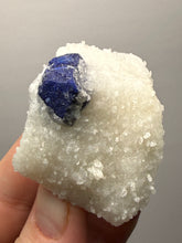 Load image into Gallery viewer, Afghan Lazurite Specimen | Deep Blue Lapis-Grade Crystal on Matrix | Collector Display Mineral
