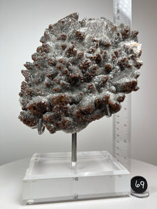 Dragon Scale Calcite Mineral Collector’s Showpiece • Hubei Province, China • High Grade • Stand Included