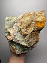 Load image into Gallery viewer, 7” Druzy Mint Green Smithsonite Cluster — Indonesia | Collector Mineral Specimen
