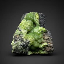 Load image into Gallery viewer, High-Grade Green Wavellite Collectors Specimen - Radiating Botryoidal Crystal Formation - Arkansas, USA
