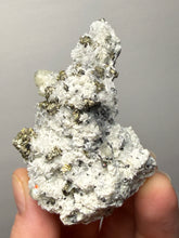 Load image into Gallery viewer, 2.7” New Find: Huanzala Mine Peru Sphalerite + Chalcopyrite + Apatite + Calcite + Quartz | Collector Display Specimen
