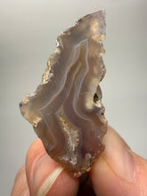Load image into Gallery viewer, Polished Malawi Agate Half – High-Grade African Banded Agate Display Specimen
