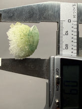Load image into Gallery viewer, Luminous Mint Apophyllite with Glittering Druzy Sugar Quartz – India
