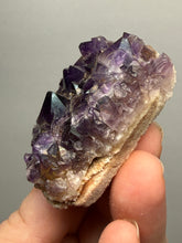 Load image into Gallery viewer, Premium Hematite-Phantom Deep Magenta Ametrine Cluster | Deccan Traps, India | Collector Mineral Specimen
