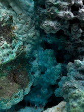 Load image into Gallery viewer, 4” Polished Native Copper in Chrysocolla — Display Specimen (Indonesia)
