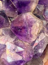 Load image into Gallery viewer, Premium Hematite-Phantom Deep Magenta Ametrine Cluster | Deccan Traps, India | Collector Mineral Specimen

