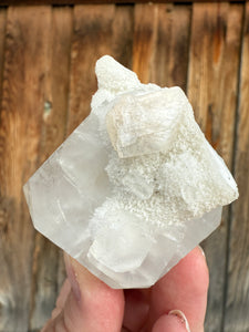 Twinned Apophyllite + Pearl Heulandite • Maharashtra, India
