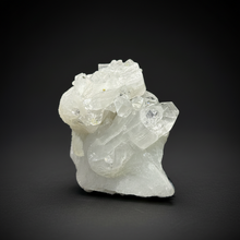 Load image into Gallery viewer, Gemmy Clear Apophyllite on Botryoidal Druzy Chalcedony | Zeolite Mineral Specimen | Maharashtra, India
