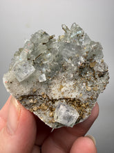 Load image into Gallery viewer, High Grade Blue YGX Fluorite, Quartz, &amp; Quartz Cluster – Yaogangxian Mine, Hunan, China | Collector Mineral Specimen
