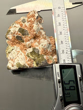 Load image into Gallery viewer, Peach Druzy Heulandite on Matrix – India | Rare Peach Crystal Mineral Specimen for Collectors &amp; Display
