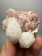 Load image into Gallery viewer, Rare Red Druzy Apophyllite with Red Stilbite Cluster | India | Collector Mineral Specimen
