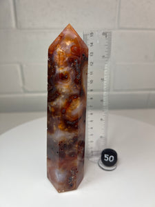 Carnelian (Red and Orange) Obelisk Tower