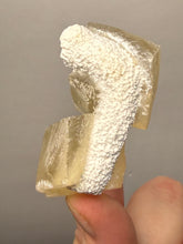 Load image into Gallery viewer, Rare Druzy Golden “Diamond” Calcite on Zeolite Matrix — Maharashtra, India | Collector Cabinet Specimen
