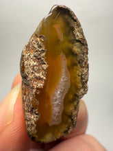 Load image into Gallery viewer, Polished Malawi Agate Half – African Banded Agate Display Specimen
