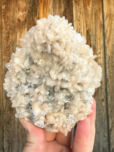 Load image into Gallery viewer, Clear Druzy Gem Apophyllite Stalactite + Pink Stilbite • Maharashtra, India
