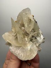 Load image into Gallery viewer, Silvery Bladed “Rose” Calcite Cluster – Yaogangxian Mine, Hunan, China
