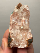 Load image into Gallery viewer, Pink Apophyllite on Red &amp; Green Heulandite – Deccan Traps, Maharashtra, India
