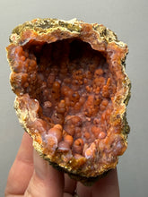Load image into Gallery viewer, “Goblin Chalcedony” Pink &amp; Orange Druzy Botryoidal Stalactites — Tichka Massif, High Atlas, Morocco
