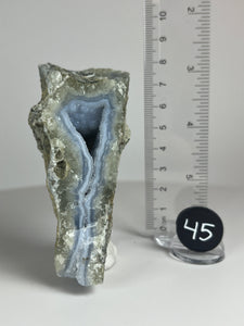 Blue Lace Agate Chalcedony Druzy Rough Raw