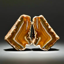 Load image into Gallery viewer, Premium Sumatra Agate Pair (Banded Chalcedony) Display Specimen | Indonesia

