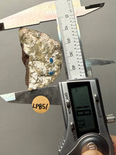 Load image into Gallery viewer, Rare Electric Blue Pentagonite on Druzy Matrix – Collector Mineral Specimen | India
