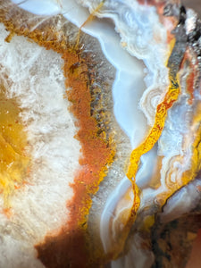 Rare Moroccan Orange Plume Carnelian Agate Collected by Indigenous Nomads | Ancient Beauty from the Sahara
