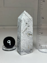 Load image into Gallery viewer, White Pseudomorph Agate after Anhydrite Obelisk Tower from Mexico
