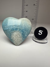 Load image into Gallery viewer, Blue Trolleite from Brazil • Heart
