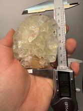 Load image into Gallery viewer, High-Grade Light Green Apophyllite on Pink Stilbite Zeolite | Indian Collector Mineral Specimen
