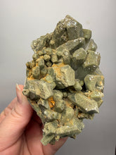 Load image into Gallery viewer, Chlorite-Included Quartz Cluster (Green Phantom Quartz) – Pakistan Mineral Specimen
