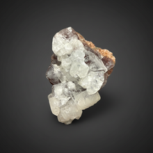 Load image into Gallery viewer, Lustrous Apophyllite over Red Heulandite (Zeolite Pocket) — Deccan Traps, Maharashtra, India
