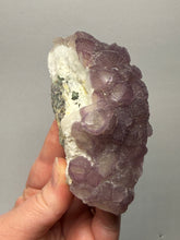 Load image into Gallery viewer, Etched Botryoidal Lavender Fluorite on Quartz Matrix

Collector Mineral Specimen — Hunan, China
